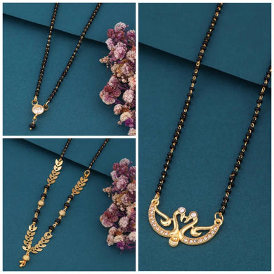 New Stylish Pack Of 3 Piece combo Women Mangalsutra Set