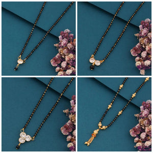 New Stylish Pack Of 4 Combo Women Mangalsutra Set