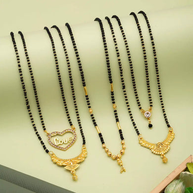 New Stylish Pack Of 5 Combo Women Mangalsutra Set