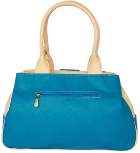 Blue Solid  Handbag