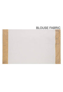 Elegant Cotton White Solid Saree With Blouse Piece