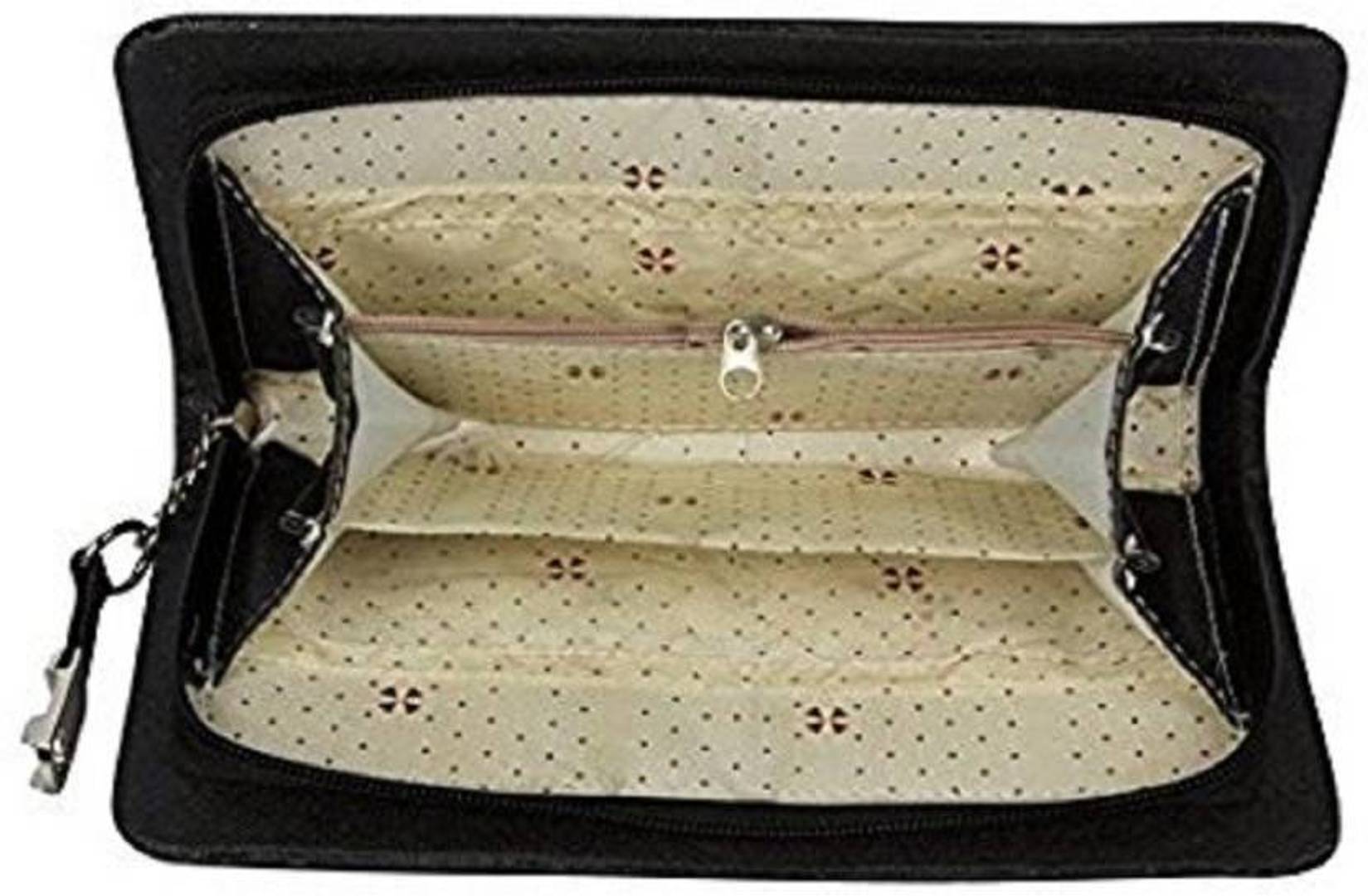 Black Solid Trendy Clutch