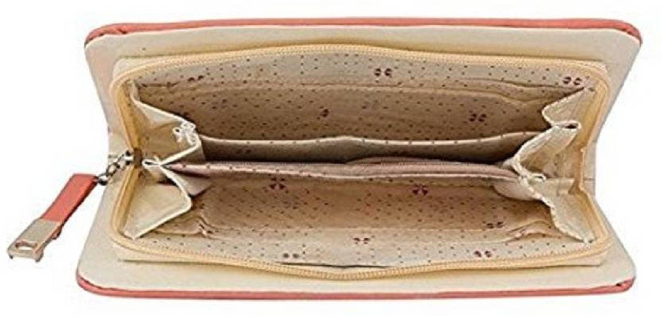 Peach Solid Trendy Clutch