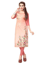 Load image into Gallery viewer, Printed Straight Cut Crepe Kurti - SVB Ventures 