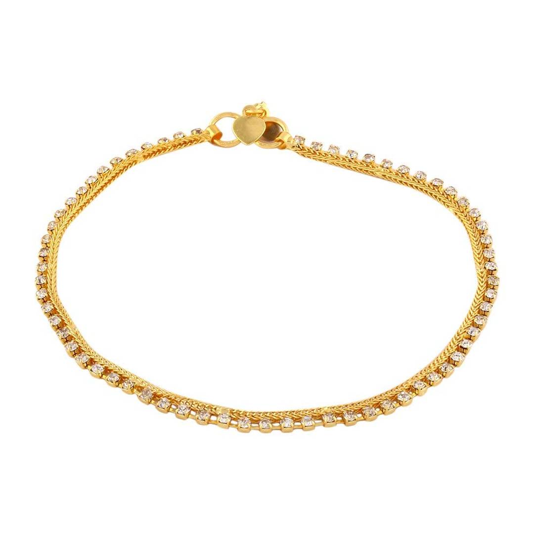 Gold Colour Anklet/Payal/Pajeb For Women/Girls