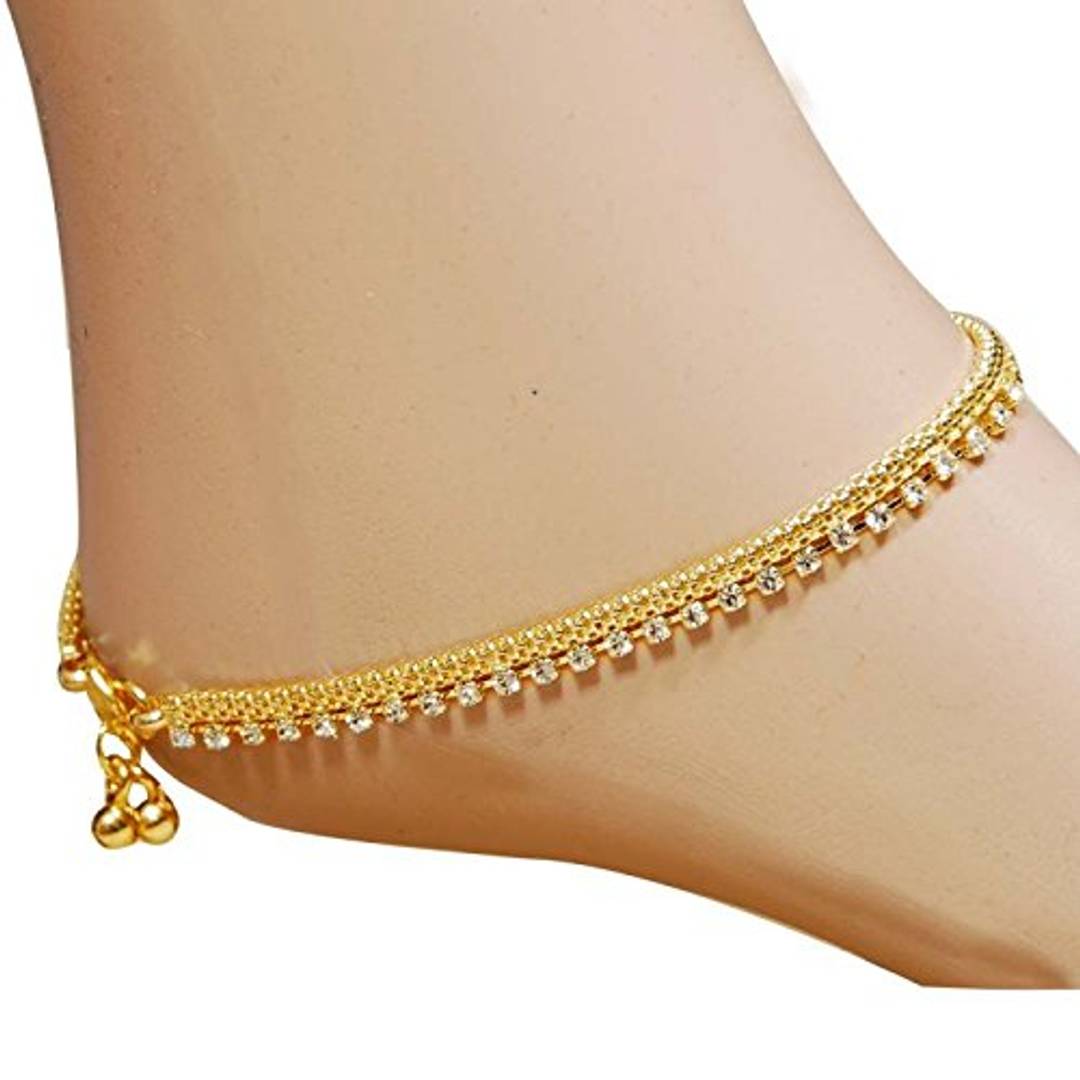 Gold Colour Anklet/Payal/Pajeb For Women/Girls