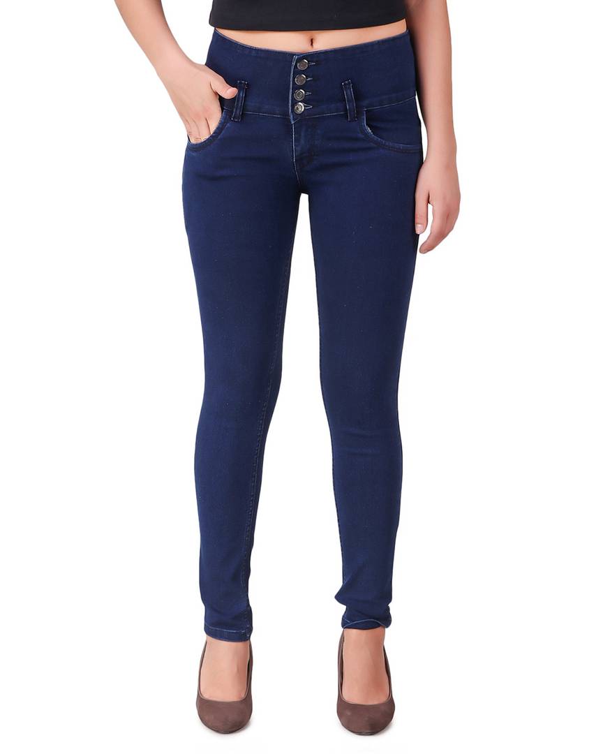 Combo Of 2 Denim Skinny Fit Jeans