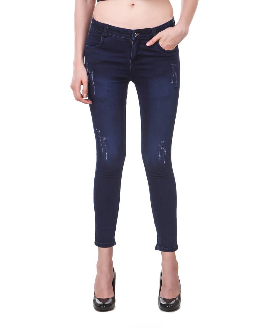 Combo Of 2 Denim Skinny Fit Jeans