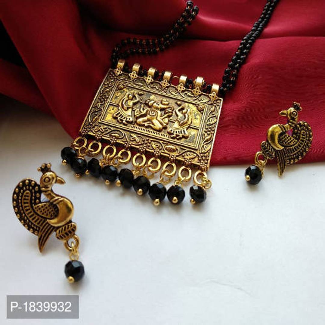 Oxidized mangalsutra