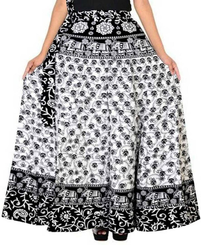 Women's Wrap Around Pure Cotton Skirt.