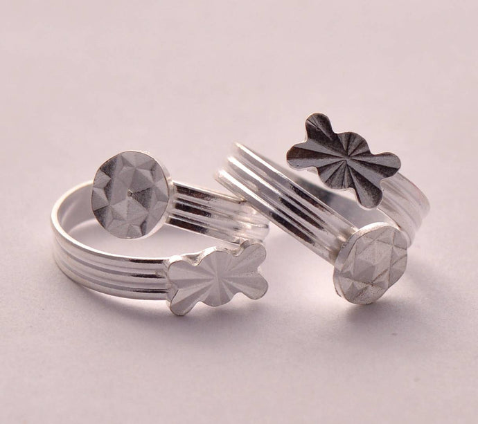 Silver Plated Toe Ring