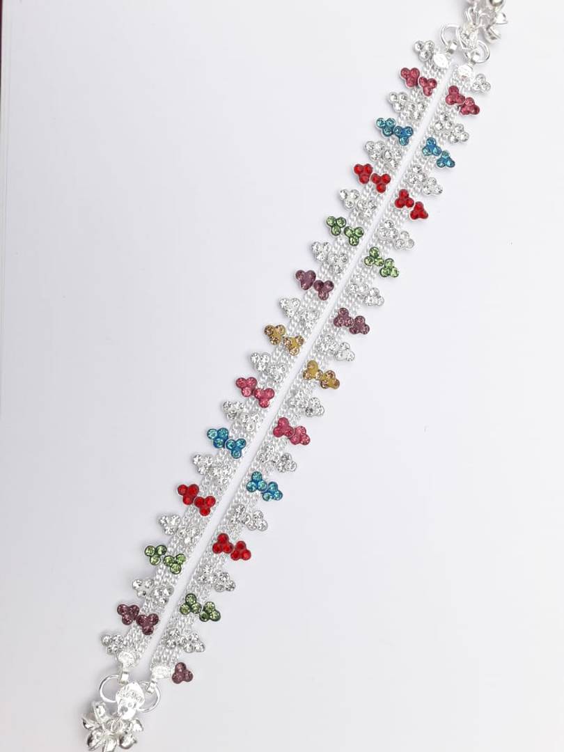 Silver German Silver Anklet