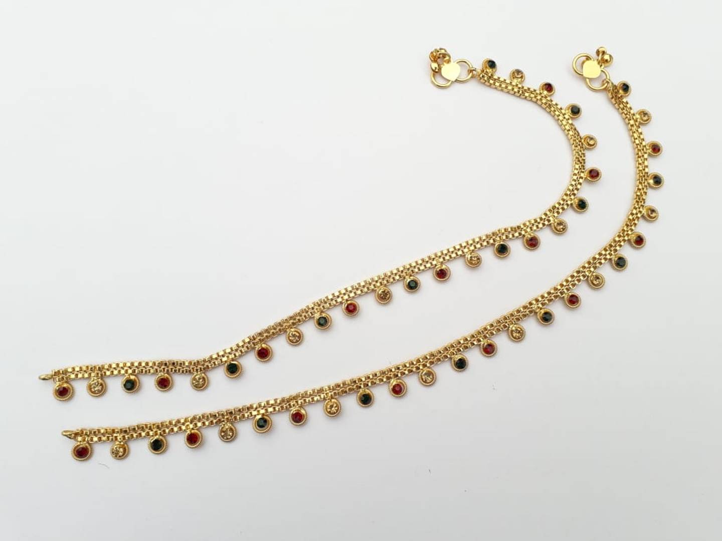 Golden German Silver Anklet