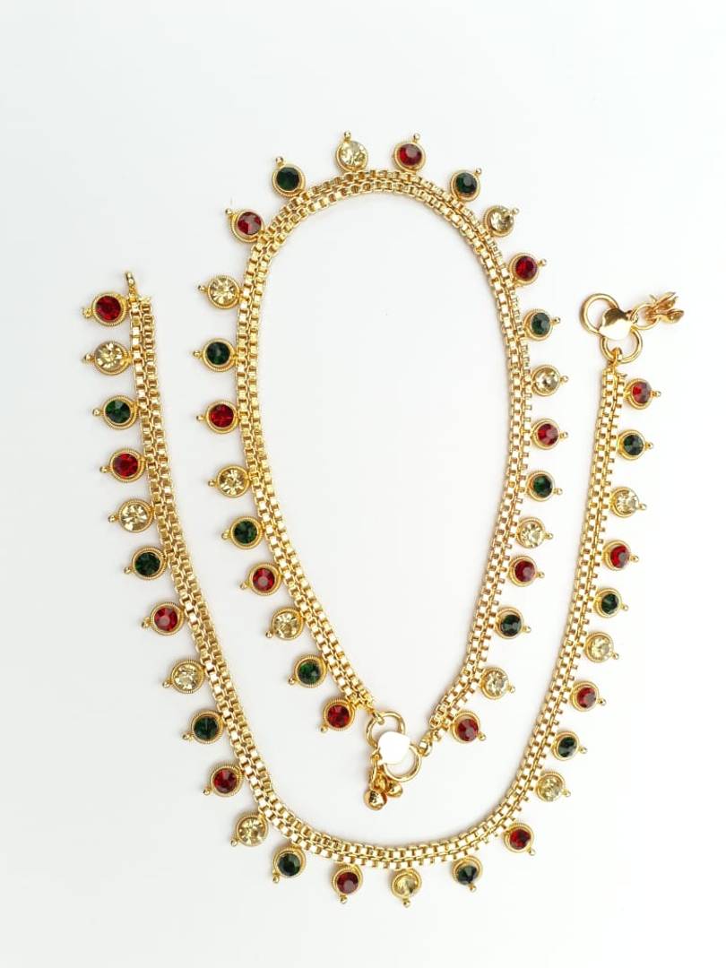 Golden German Silver Anklet