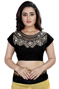 Women's Banglori Silk Readymade Free Size Blouse For Women