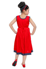 Load image into Gallery viewer, Super Rose Red Cotton Frock - SVB Ventures 