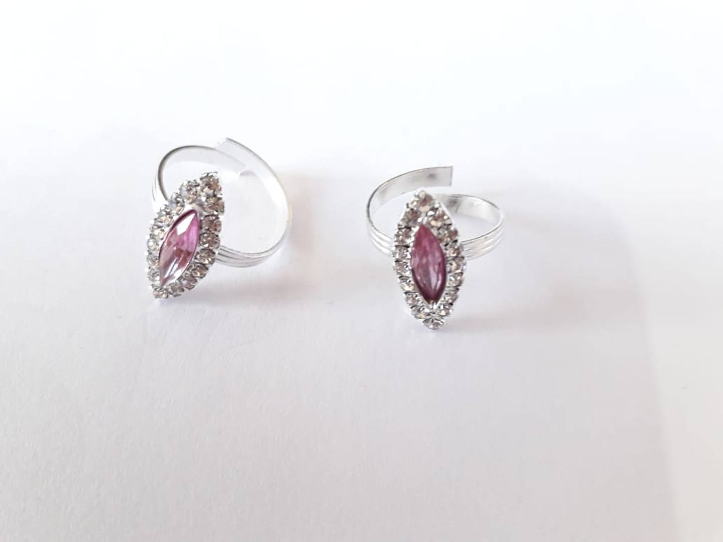 Multicoloured Brass Toe Ring