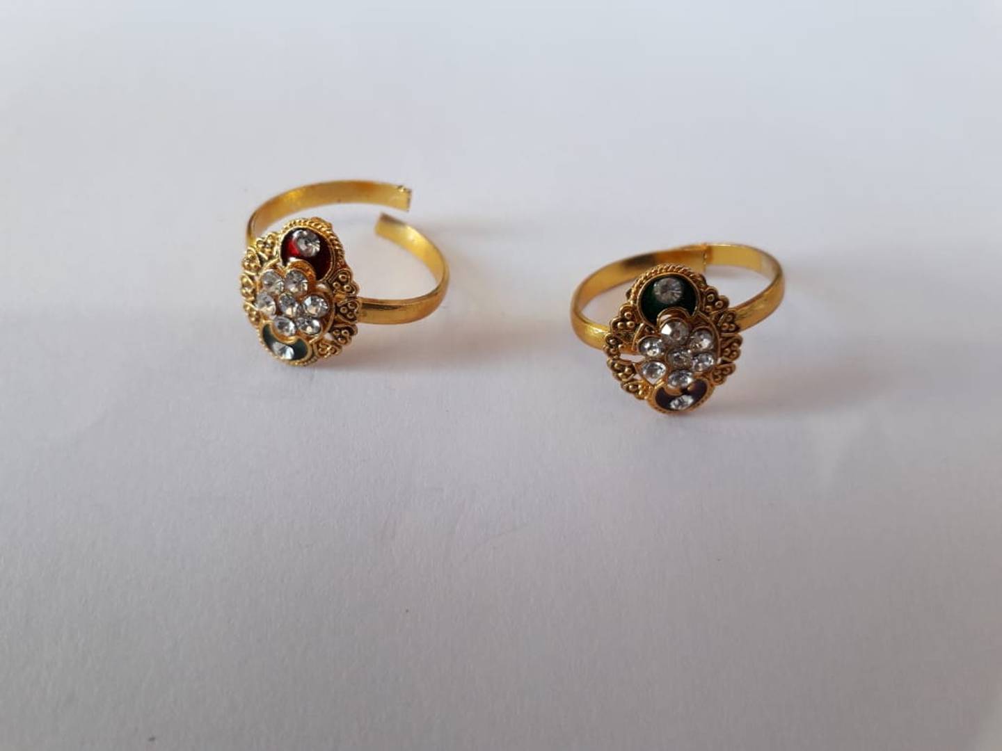 Golden Brass Toe Ring