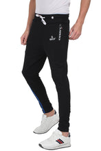 Load image into Gallery viewer, Mens Cotton Fleeze Track Pant - Black