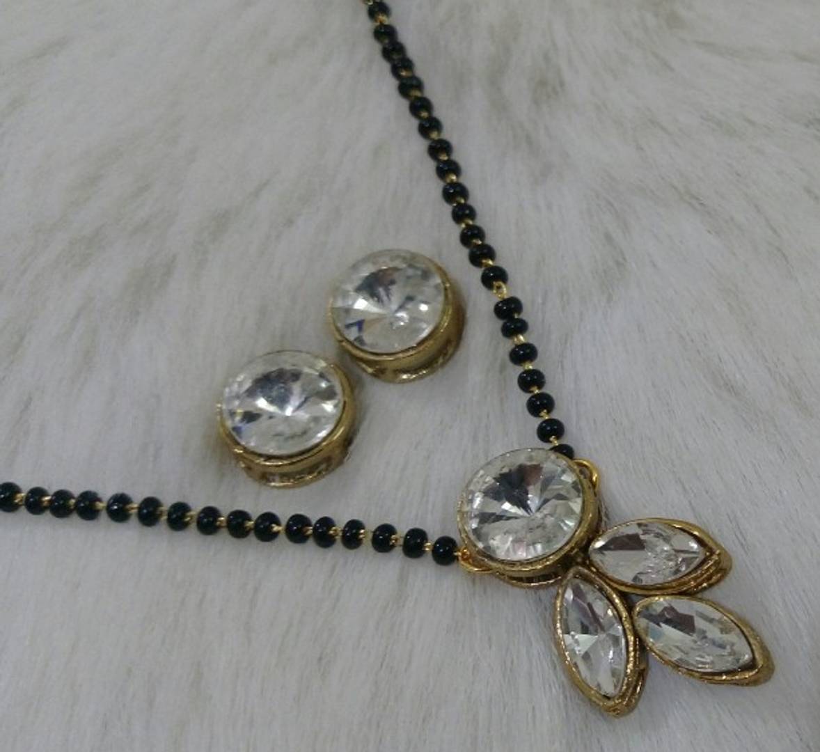 Graceful Mangalsutra With Earrings for Women