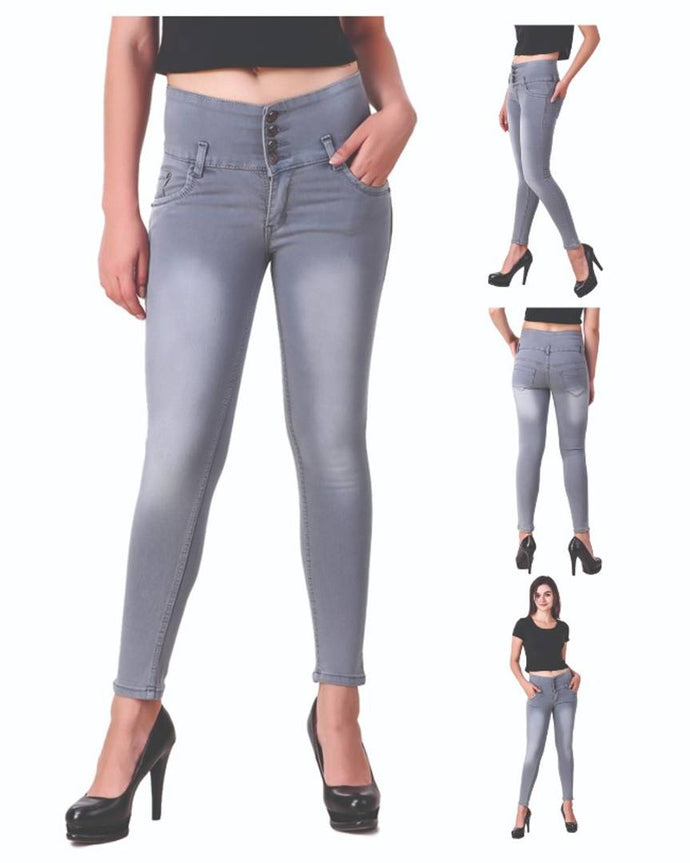 Women High Waist Denim Jeans - SVB Ventures 