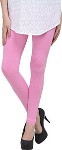 Elegant Cotton Solid Leggings