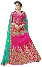 Load image into Gallery viewer, Pink Silk Embroidered Lehenga Choli