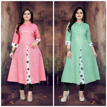 Load image into Gallery viewer, New Khadi Cotton Kurtis Combo Collection