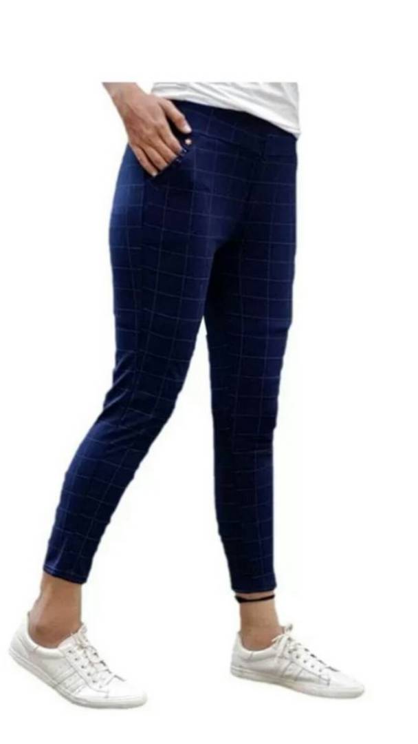 Women's Designer Check Pant