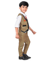 Load image into Gallery viewer, Boys Kids Cotton Blended Waistcoat, Shirt, Tie Trouser Set - SVB Ventures 