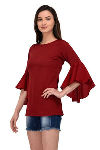 Crepe Regular Length Top For Women's