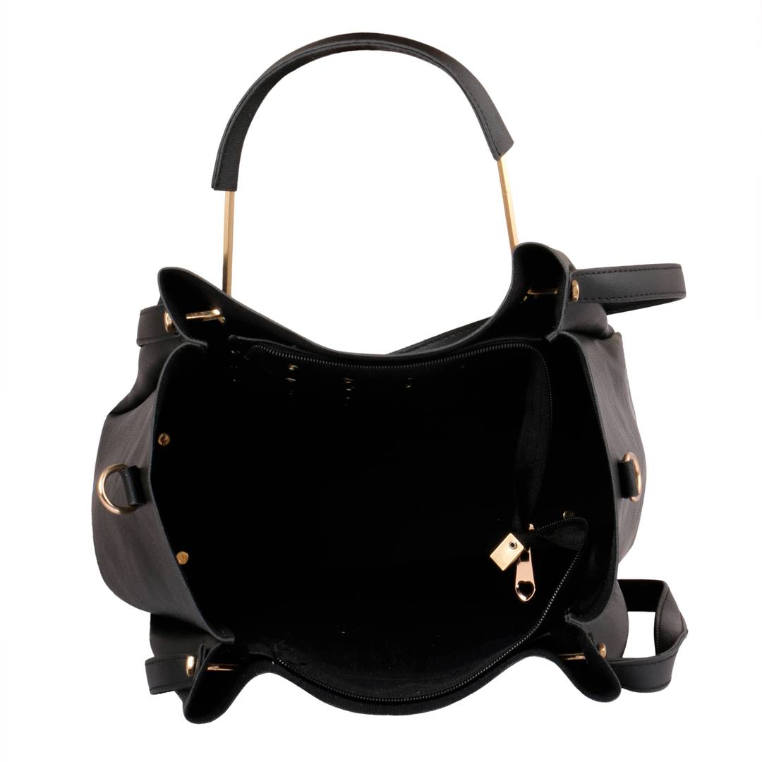 Stylish Leatherette Handbag With Sling Bag Combo