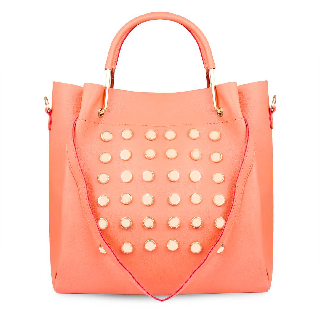 Stylish Leatherette Handbag With Sling Bag Combo