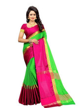 Load image into Gallery viewer, Cotton Silk Saree with Blouse