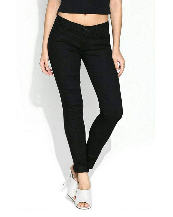 Trendy Black Denim Jeans For Womens