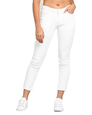 Trendy White Denim Jeans For Women's