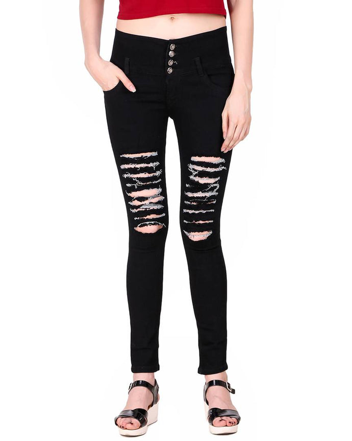 Women's Black Denim Jeans