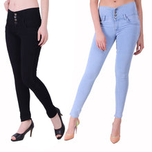 Load image into Gallery viewer, Womens Stretchable Denim Jeans Combo Of 2
