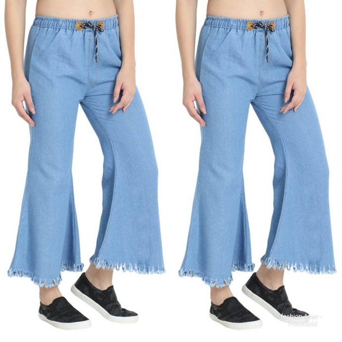 Elegant Denim Women's Jeans(Pack Of 2)