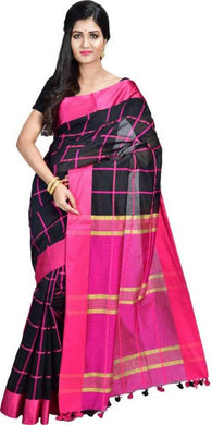 Handloom Cotton Silk Saree with Blouse piece