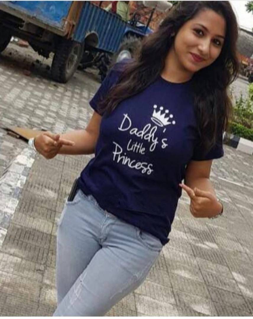 Women's Cotton Printed Short Sleeves Tee - SVB Ventures 