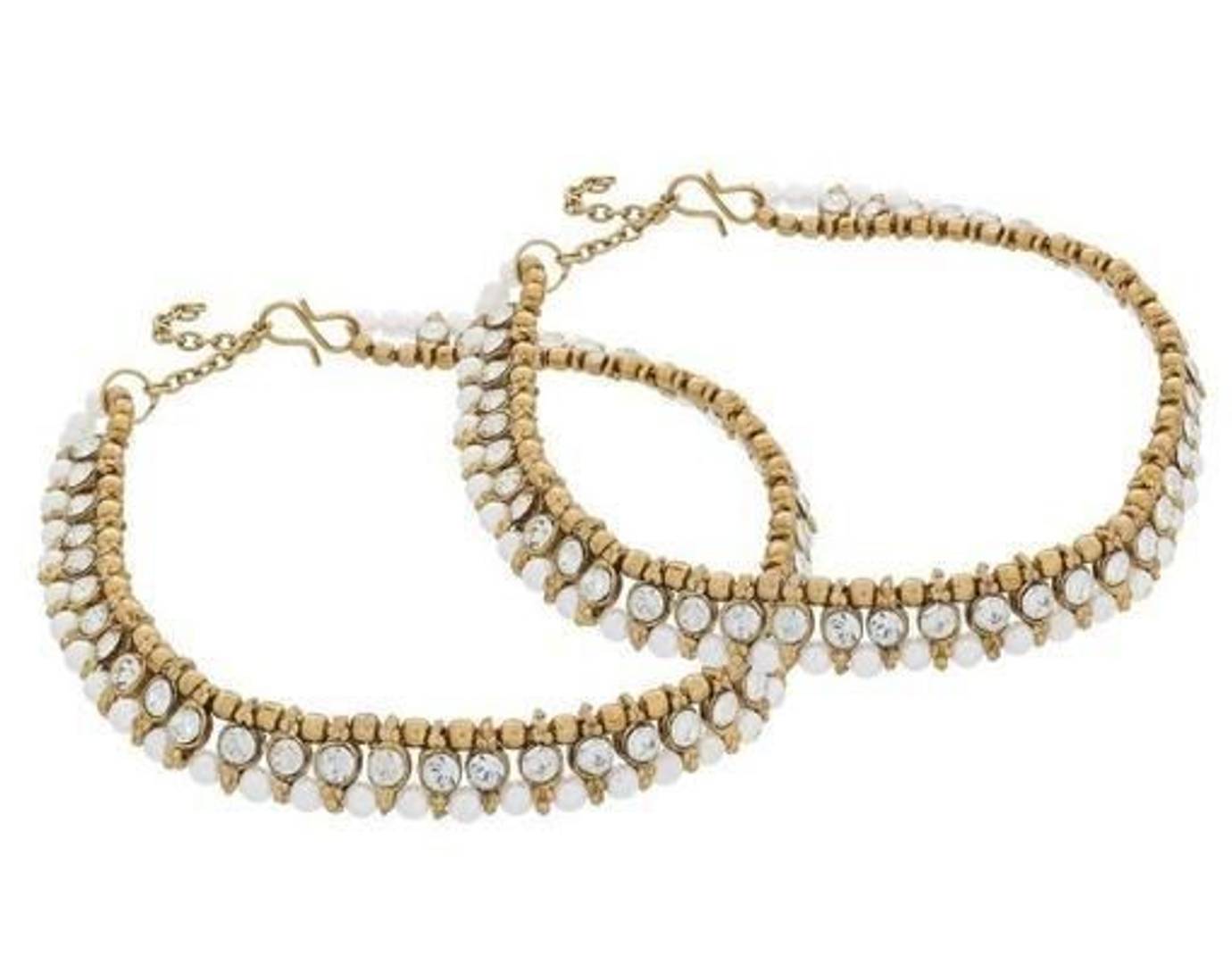 Ladies Beautiful Alloy Anklets