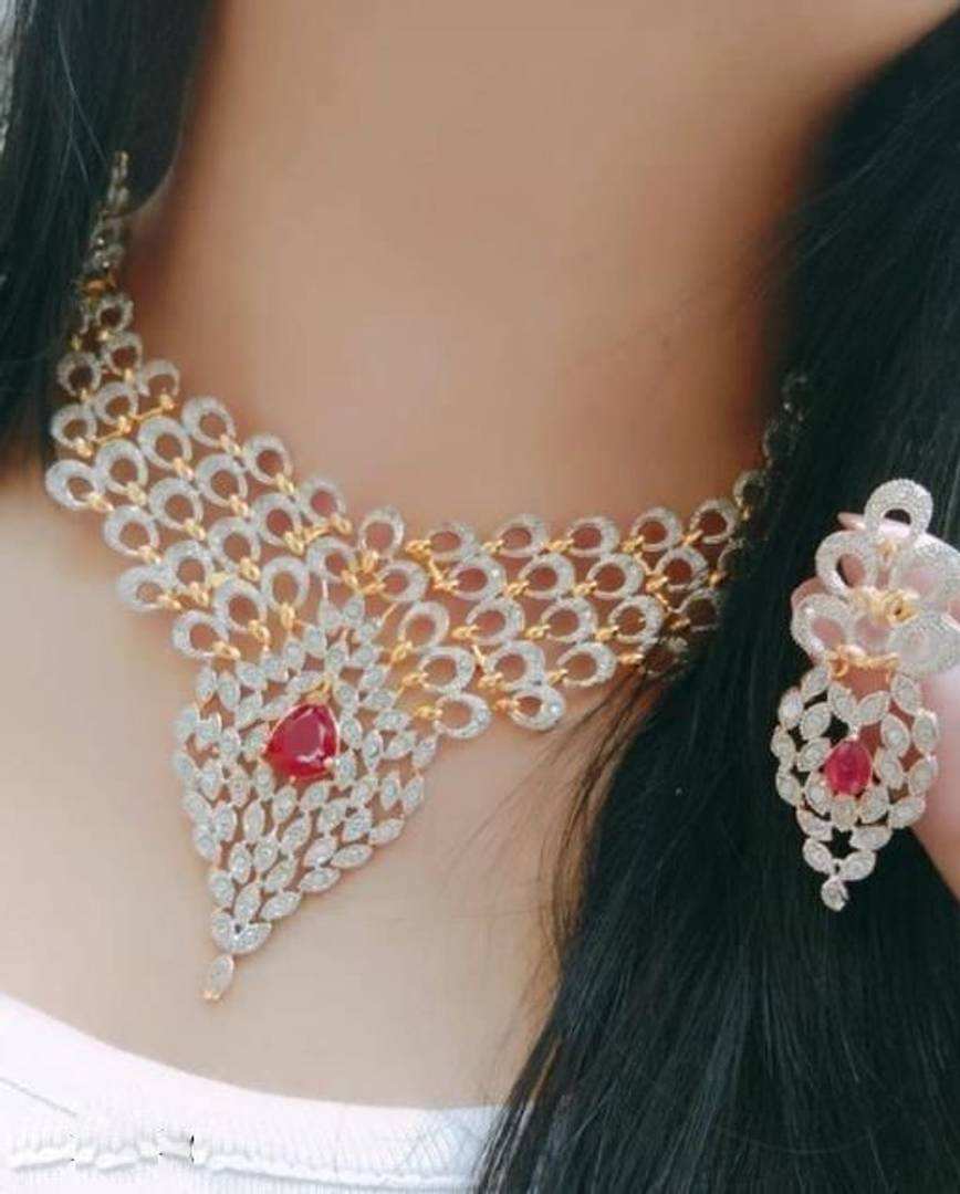 Shimmering Elegant American Diamond Women's Jewellery