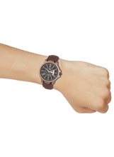 Load image into Gallery viewer, Men&#39;s Stylish Black Synthetic Leather Analog Watches