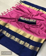 Load image into Gallery viewer, RAINBOW Hathi Fabulous Cotton Silk Sarees
