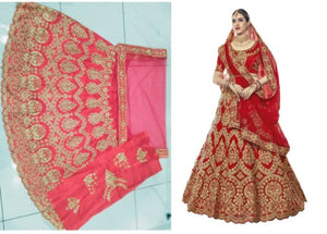 Beautiful Embroidery Silk Blend Lehenga Choli With Dupatta