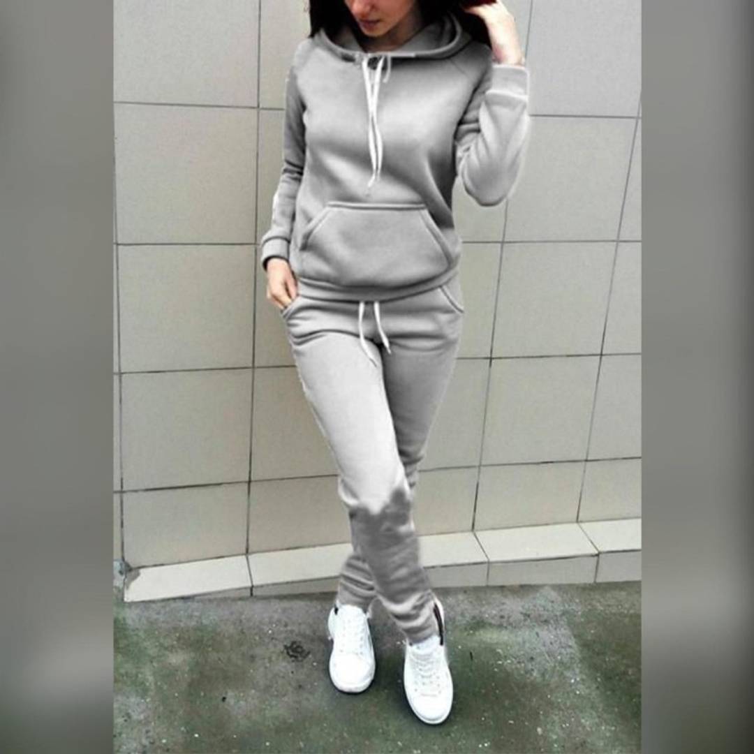 Women's Hooded Sweatshirt & Tracksuit With Cap