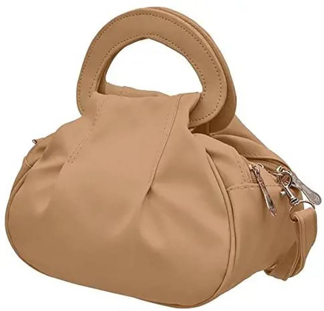 Elegant PU Handbag Cum Sling Bag For Women