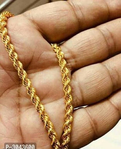 Trendy Gold Plated Men's Chain