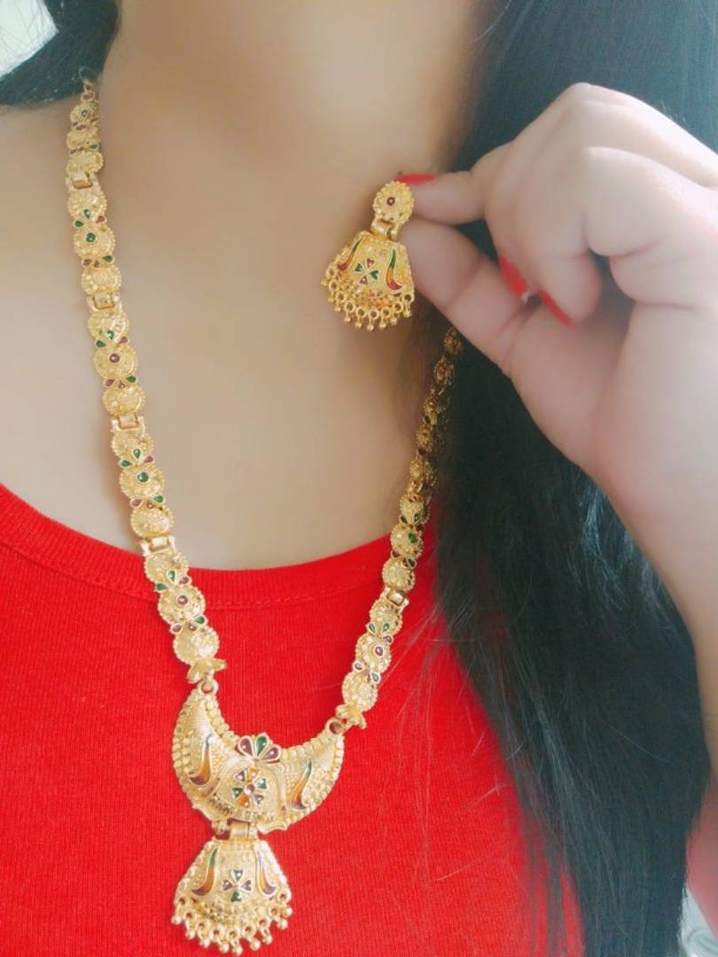 GOLD PLATED JEWEIIERY SET FOR WOMEN